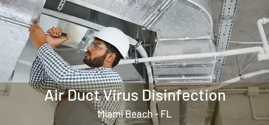 Air Duct Virus Disinfection Miami Beach - FL